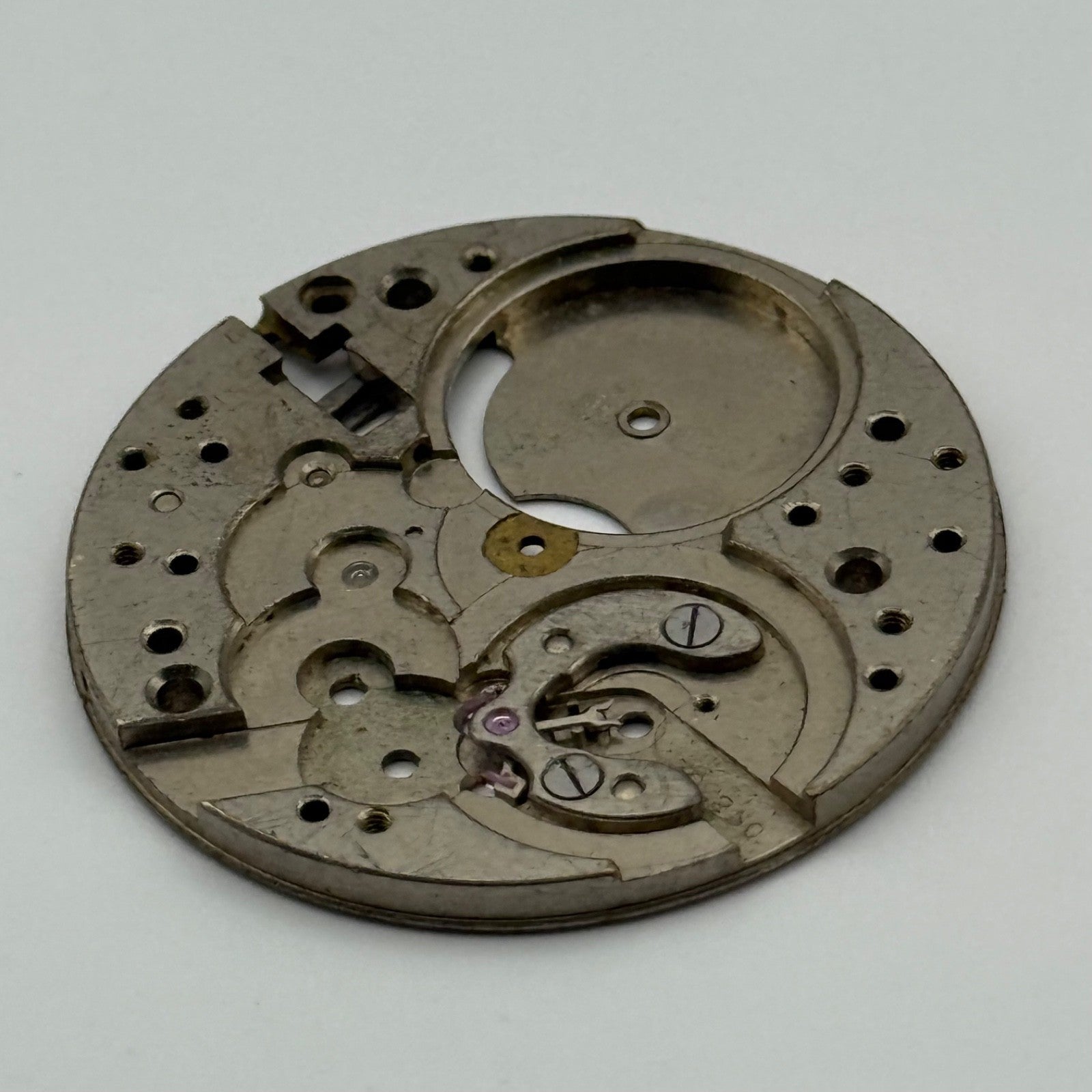 Omega 30T2 SC Watch Movement Main Plate Vintage Swiss Rare Parts Repair 30.5mm