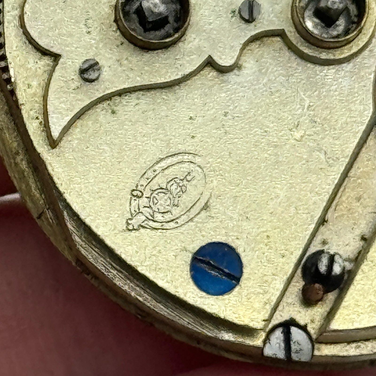 36.2mm Antique Unidentified Key Wound Pocket Watch Movement PARTS REPAIR SPARES