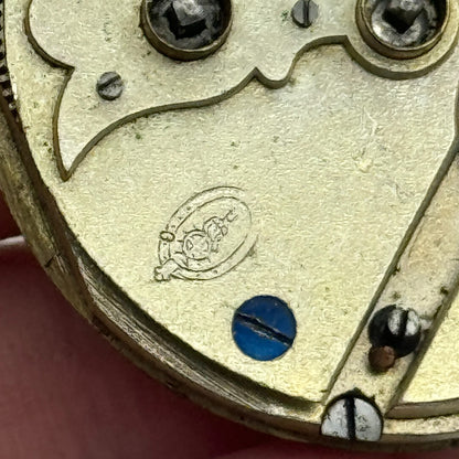 36.2mm Antique Unidentified Key Wound Pocket Watch Movement PARTS REPAIR SPARES