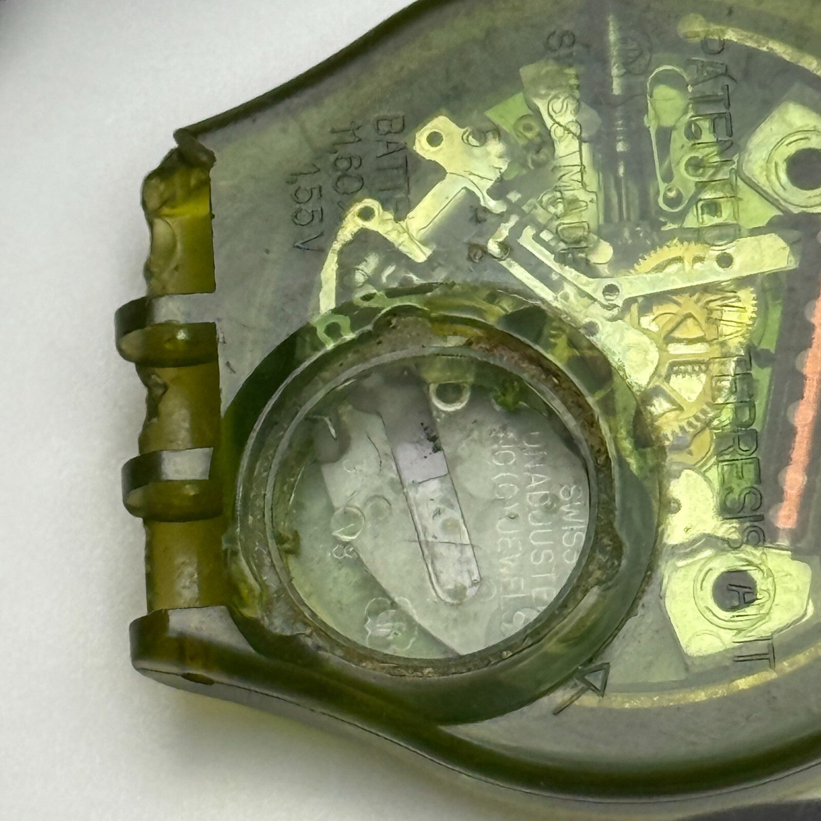 33mm Vintage 1990 Swatch Franco GG110 Watch UNTESTED PARTS REPAIR