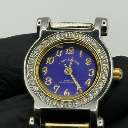 Louis Valentin Swiss Design Ladies Quartz Watch Two Tone Bracelet Working 23mm