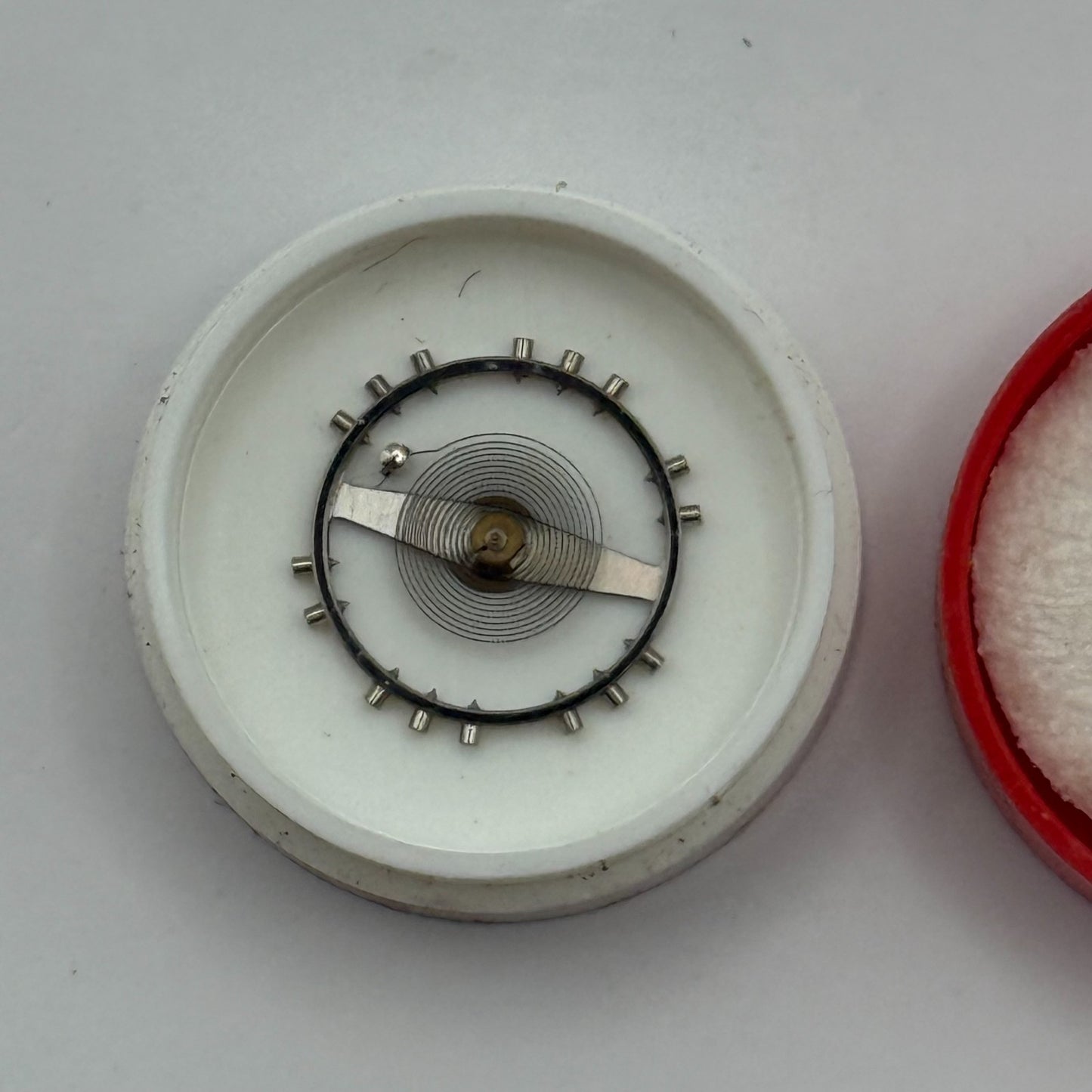 Felsa 4000 4010 Balance Wheel Complete And Spring 1435 M Watch Movement Parts 