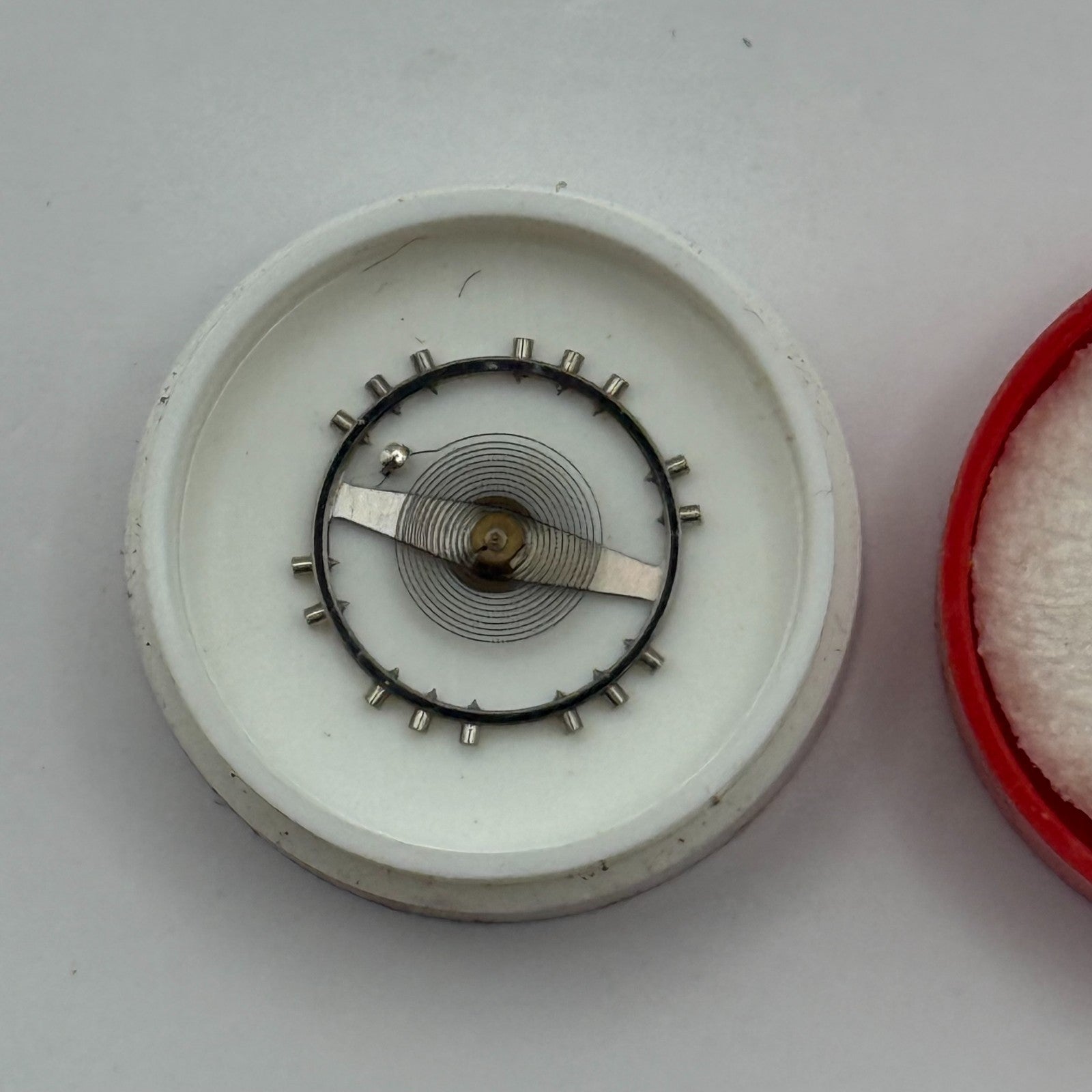 Felsa 4000 4010 Balance Wheel Complete And Spring 1435 M Watch Movement Parts 