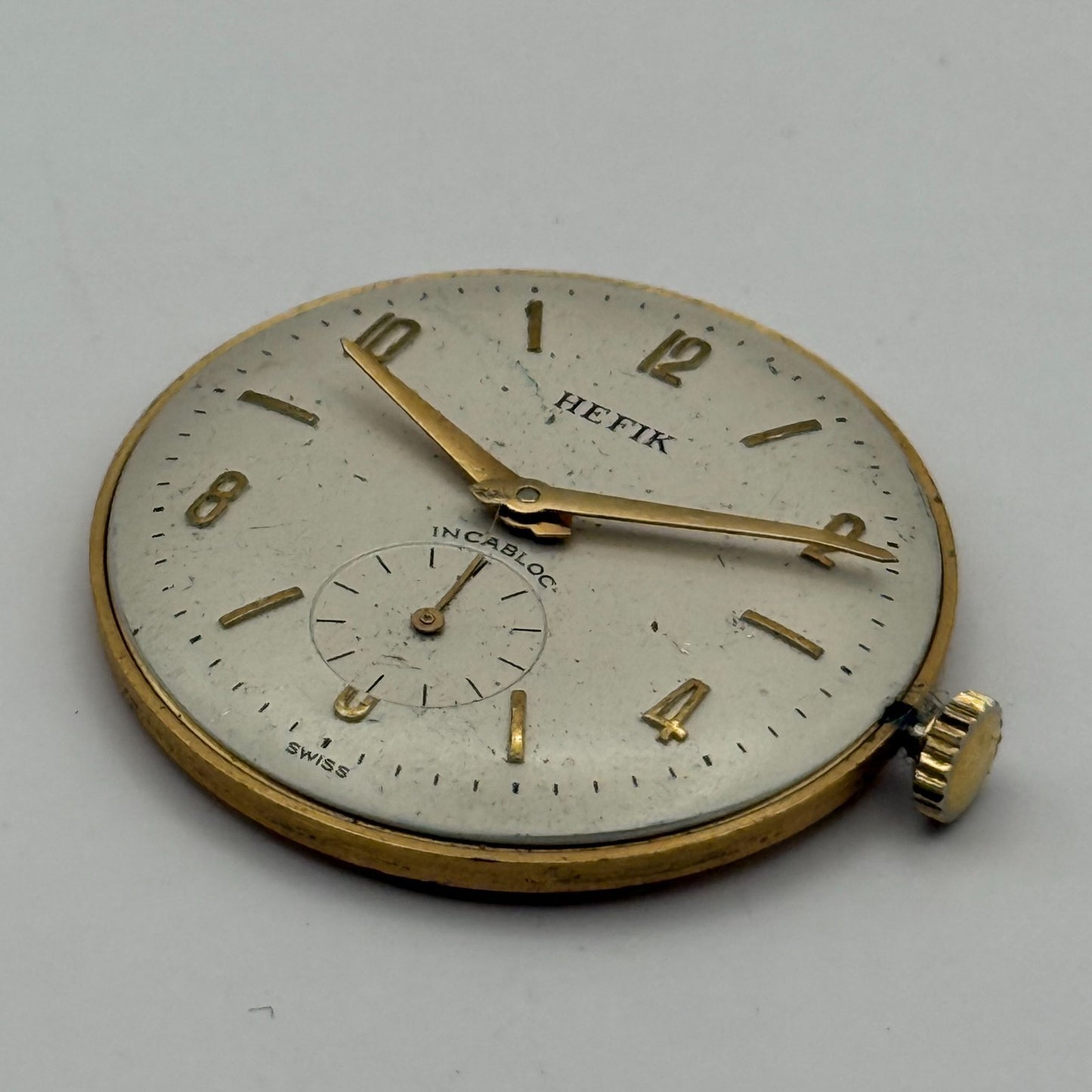 FHF 81 Watch Movement Running Hefik Manual Wind Vintage Swiss Parts 29.7mm