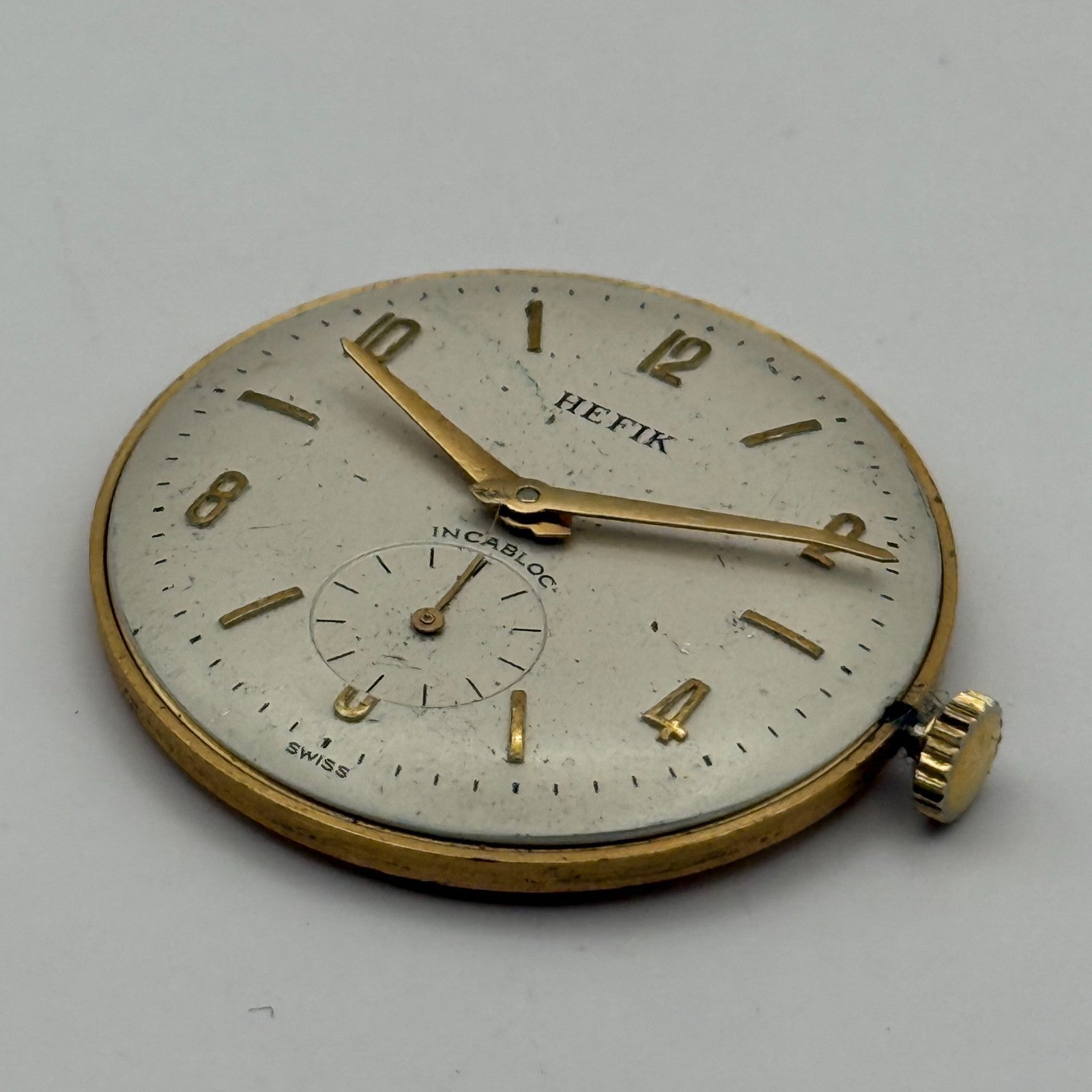 FHF 81 Watch Movement Running Hefik Manual Wind Vintage Swiss Parts 29.7mm