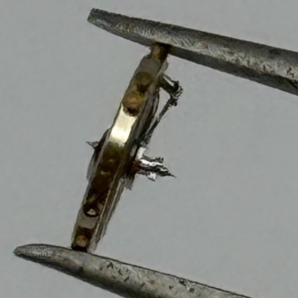 FEF 430 6600 Balance Wheel Complete And Spring 943 M Watch Movement Parts NOS