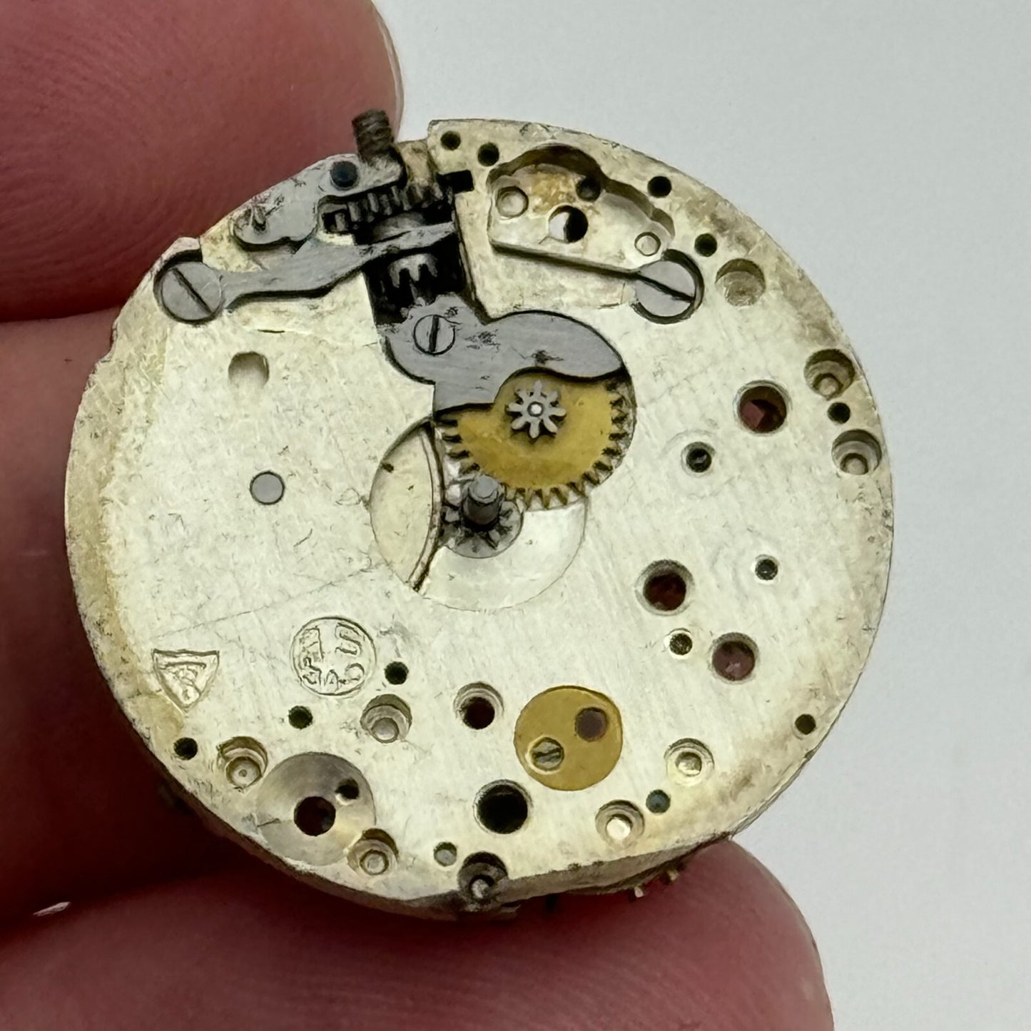 23.7mm Men's AS 340 A Schild Manual Wind 15 Jewels Swiss Watch Movement PARTS
