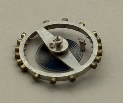 ETA 761, 1201 Balance Wheel Complete And Spring  146 M Watch Movement Parts NOS