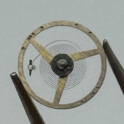 FEF 6620 Balance Wheel Complete And Spring 5½''' 1449 M Watch Movement Parts NOS