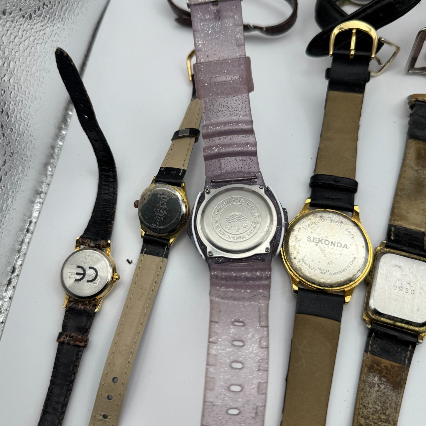 Bundle Of 15 Quartz Watches Job Lot Modern / Vintage Untested Parts / Repair