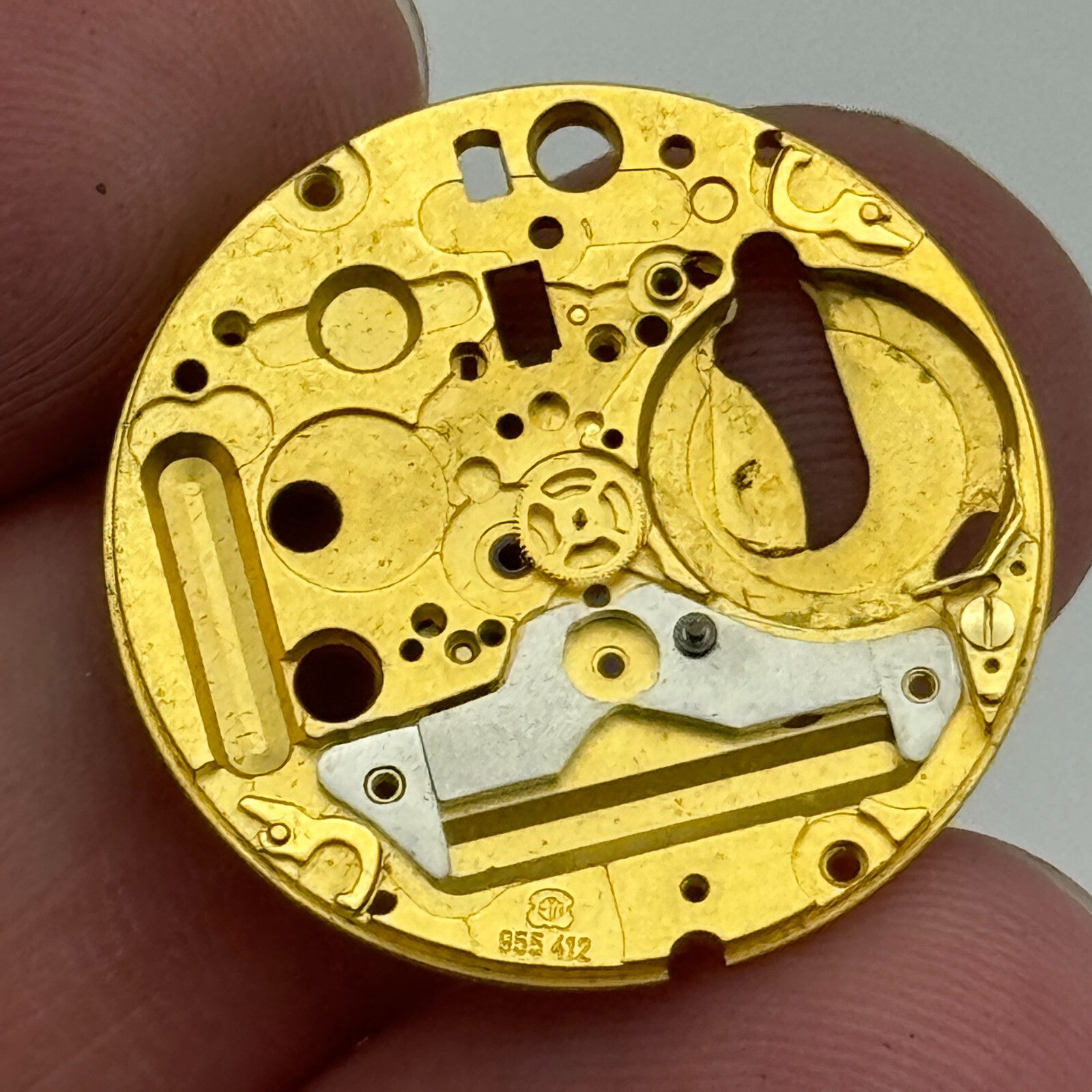 23.8mm ETA 955.412 Partial Quartz Swiss Watch Movement Vintage PARTS SPARES