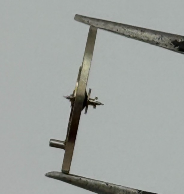 ST 96 Balance Wheel Complete And Spring 11 1/2'''  1268 M Watch Movement Parts