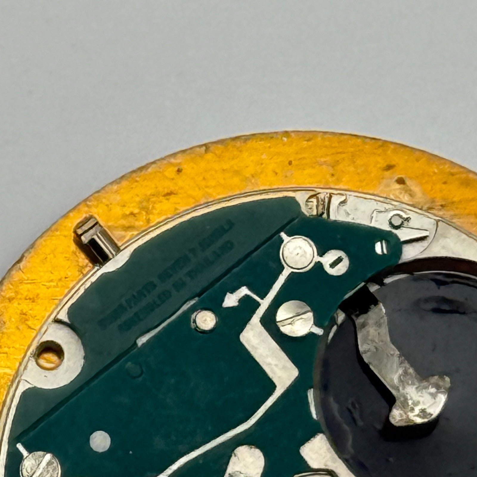 ETA 955.414 Quartz Watch Movement Geneve Date Vintage Swiss Parts Repair 23.8mm