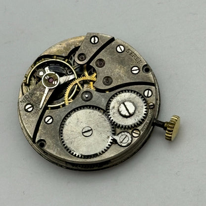 25.3mm Men's Syren Quality Trench Watch Movement Swiss Vintage 15 Jewels PARTS