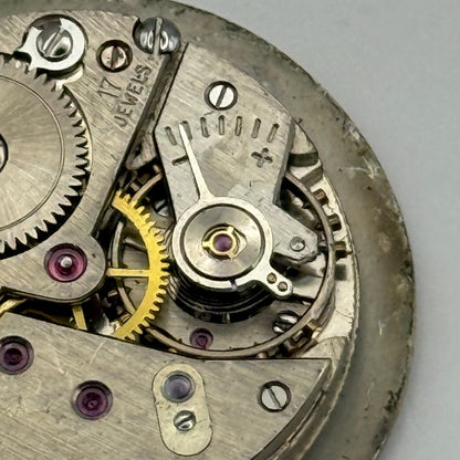 FEF 190 Watch Movement Garrard Manual Wind Vintage Swiss Parts Repair 23.5mm