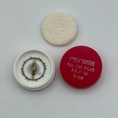 FHF 72 Balance Complete Inca Renata 535 M Watch Movement Parts Vintage NOS