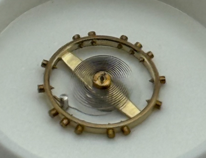 Lorsa 14, 200, 514 Balance Wheel Complete And Spring 363 M Watch Movement Parts 