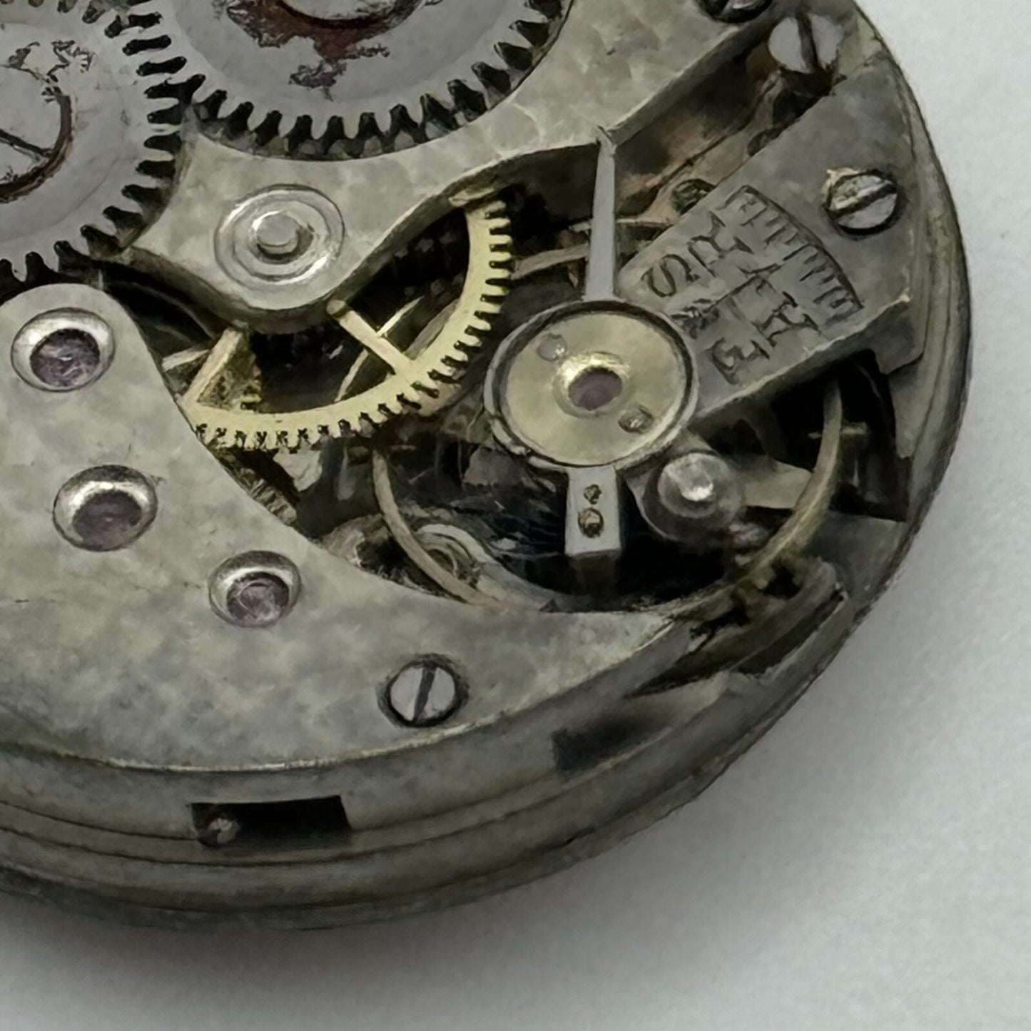 23.6mm 15 Jewels Military Trench Watch Movement Manual Wind Swiss Vintage PARTS