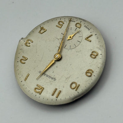 ETA 1120 Watch Movement Garrard Manual Wind Vintage Swiss Parts Repair 26.5mm