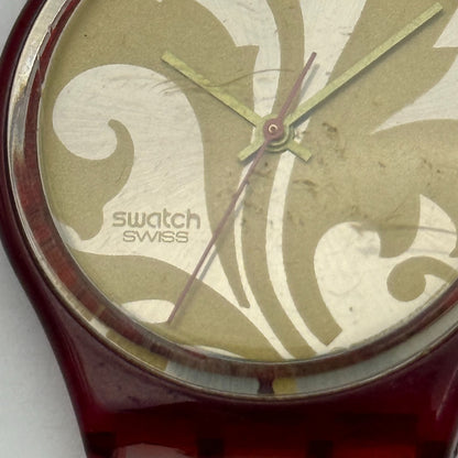 33mm Vintage 1990 Swatch GR106 Louis Watch UNTESTED PARTS REPAIR