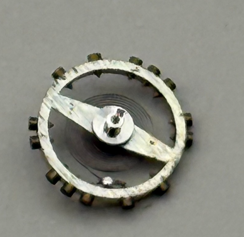 FEF 6600 Balance Wheel Complete And Spring  Inca 1181 M Watch Movement Parts NOS