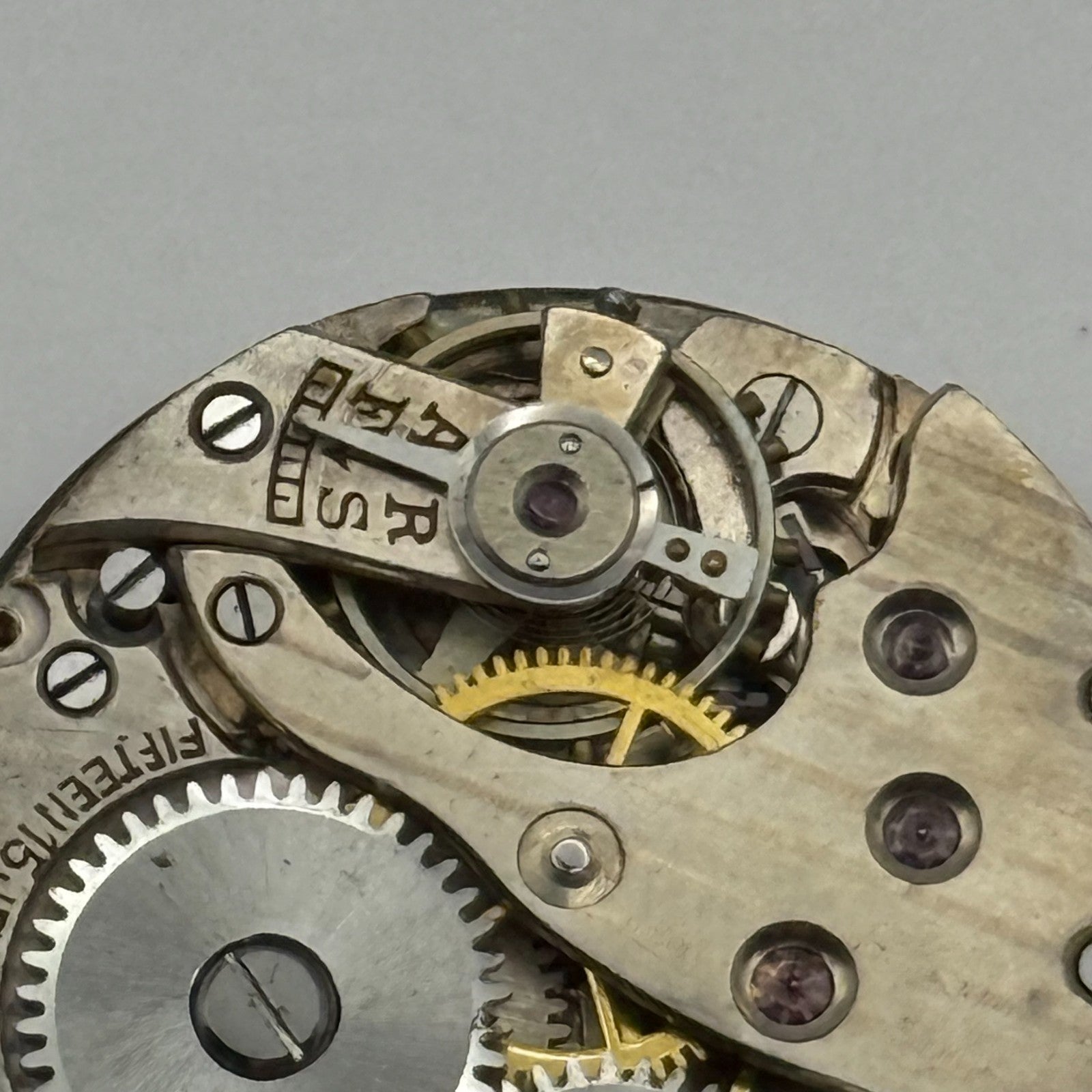 Quality Enamel Dial Watch Movement Manual Wind Vintage Swiss Parts Repair 23.1mm