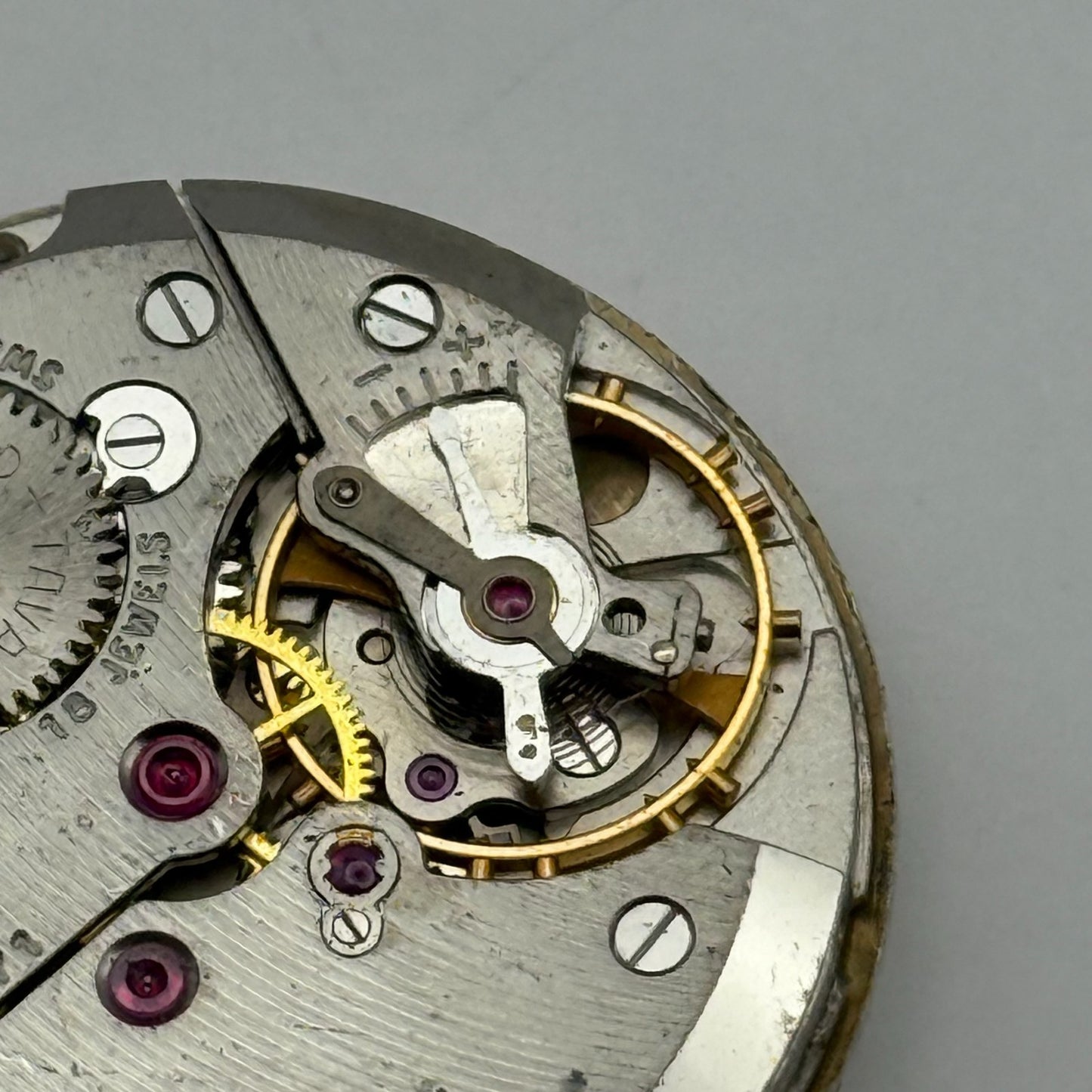 Cyma R.486 Watch Movement J W Benson Manual Wind Vintage Swiss Parts Repair 30mm