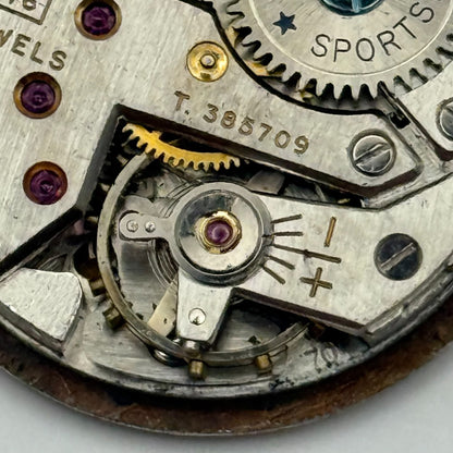 FHF 70 Rone Sportsmans 1046 Watch Movement Manual Wind Vintage Parts 23.5mm