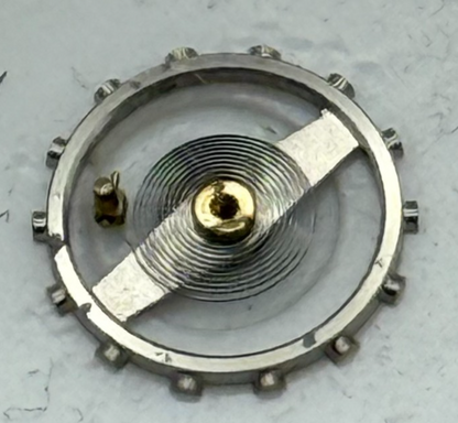 Brac 2021 2051 Balance Wheel Complete And Spring 69 M Watch Movement Parts NOS