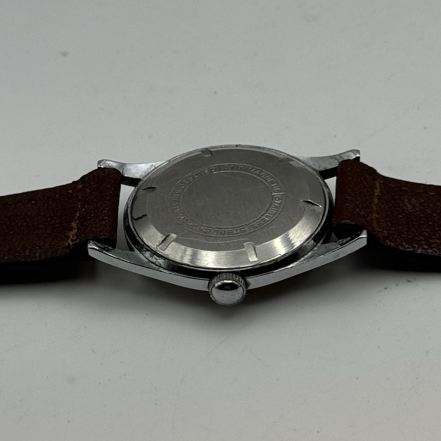 33mm Manual Wind Hermann Becker HB Sweep Secs Watch FOR PARTS TO RESTORE