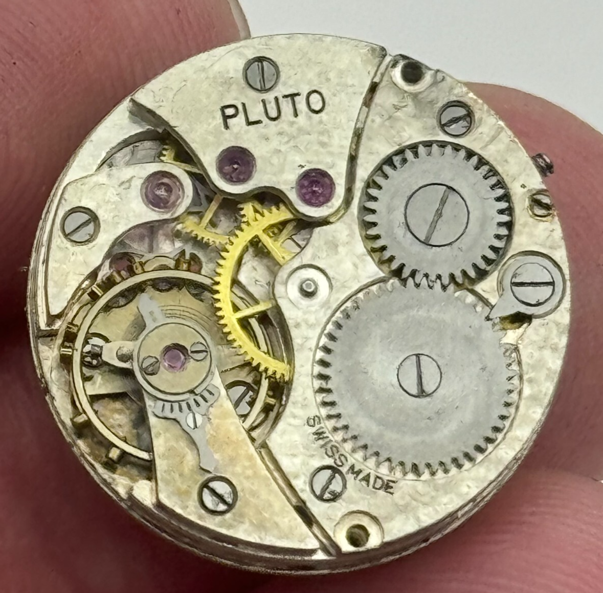 19.7mm Ladies Pluto High Grade Manual Wind Swiss Watch Movement Vintage PARTS