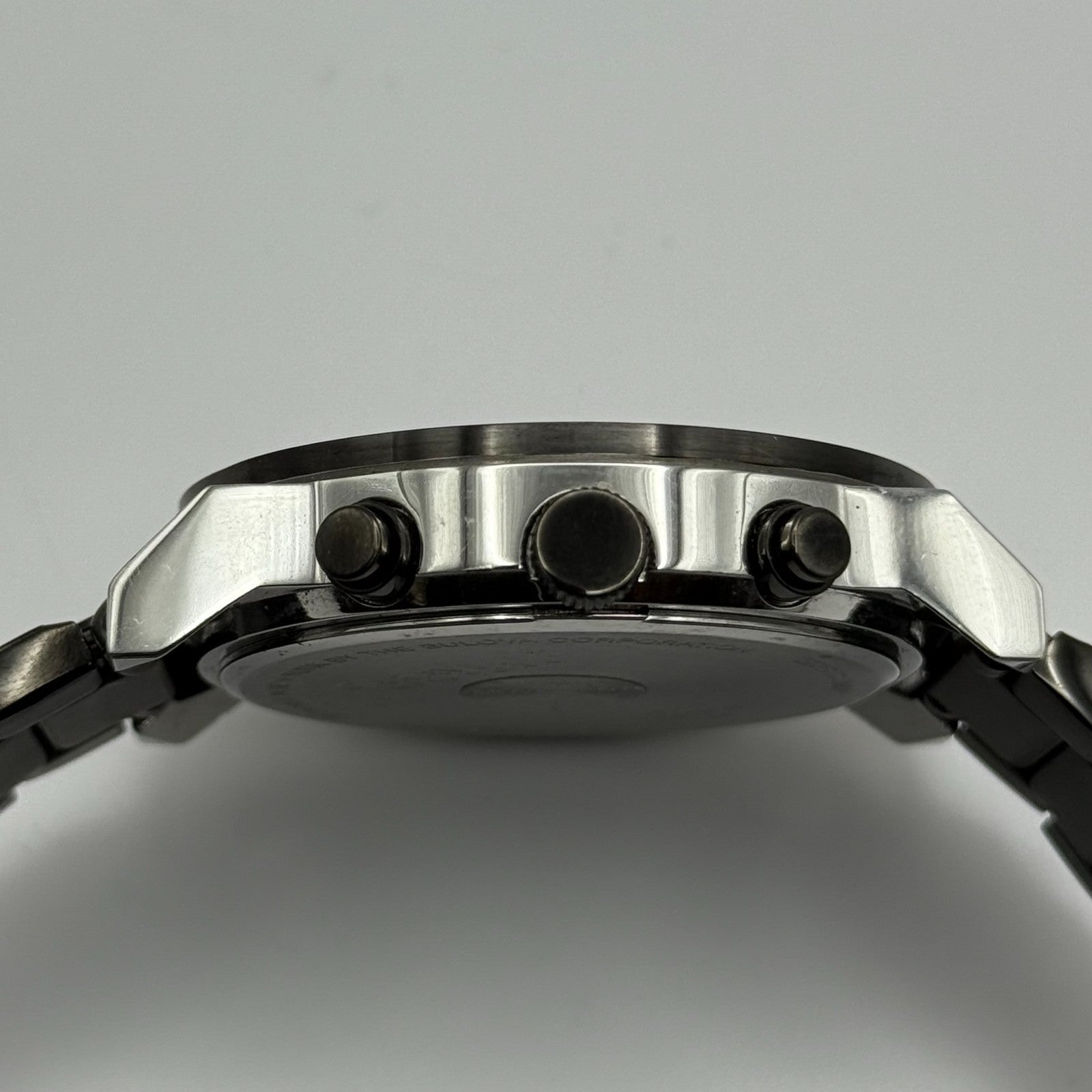 Caravelle New York Men's Chronograph Quartz Watch Japan 43mm PARTS REPAIR