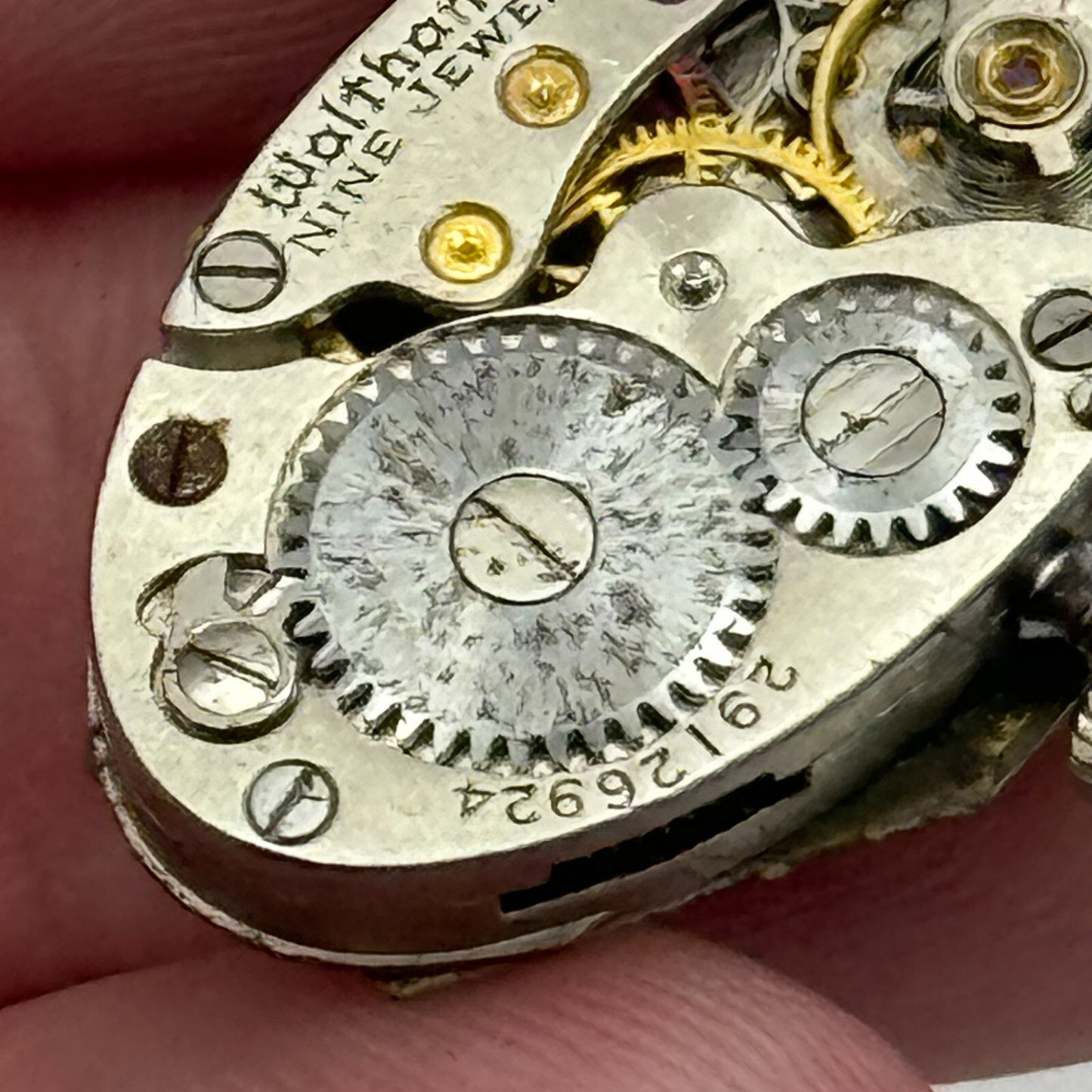 6.5L Waltham Grade No. 659 Model L-6.5 American Watch Movement PARTS SPARE