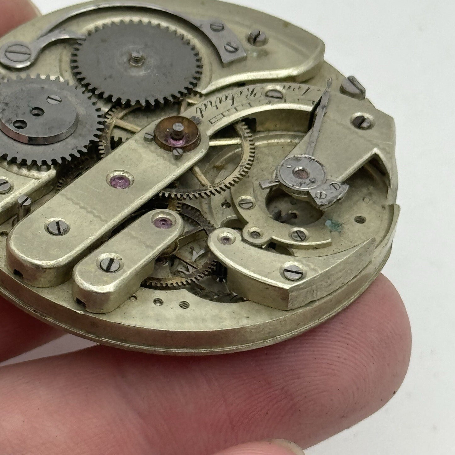 45.2mm High Grade Jules Jurgensen Style Pocket Watch Movement To Restore Parts