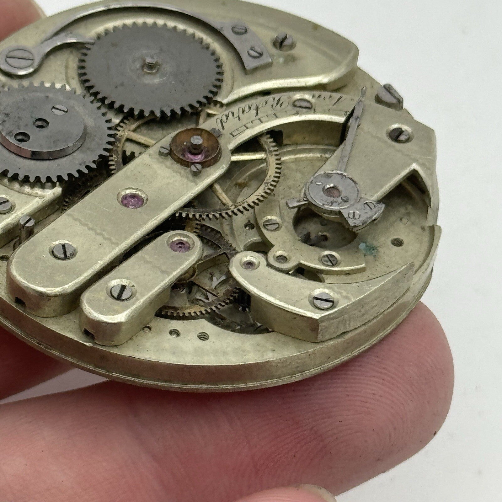 45.2mm High Grade Jules Jurgensen Style Pocket Watch Movement To Restore Parts