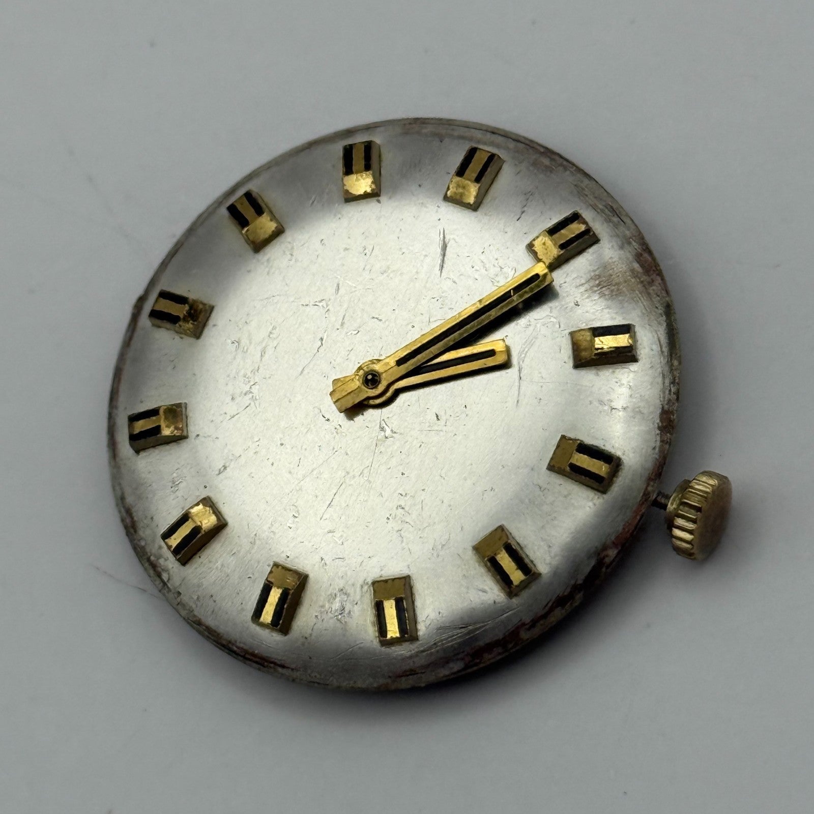 ETA 2750 Mystery Dial Watch Movement Running Manual Wind Vintage Parts 25.9mm