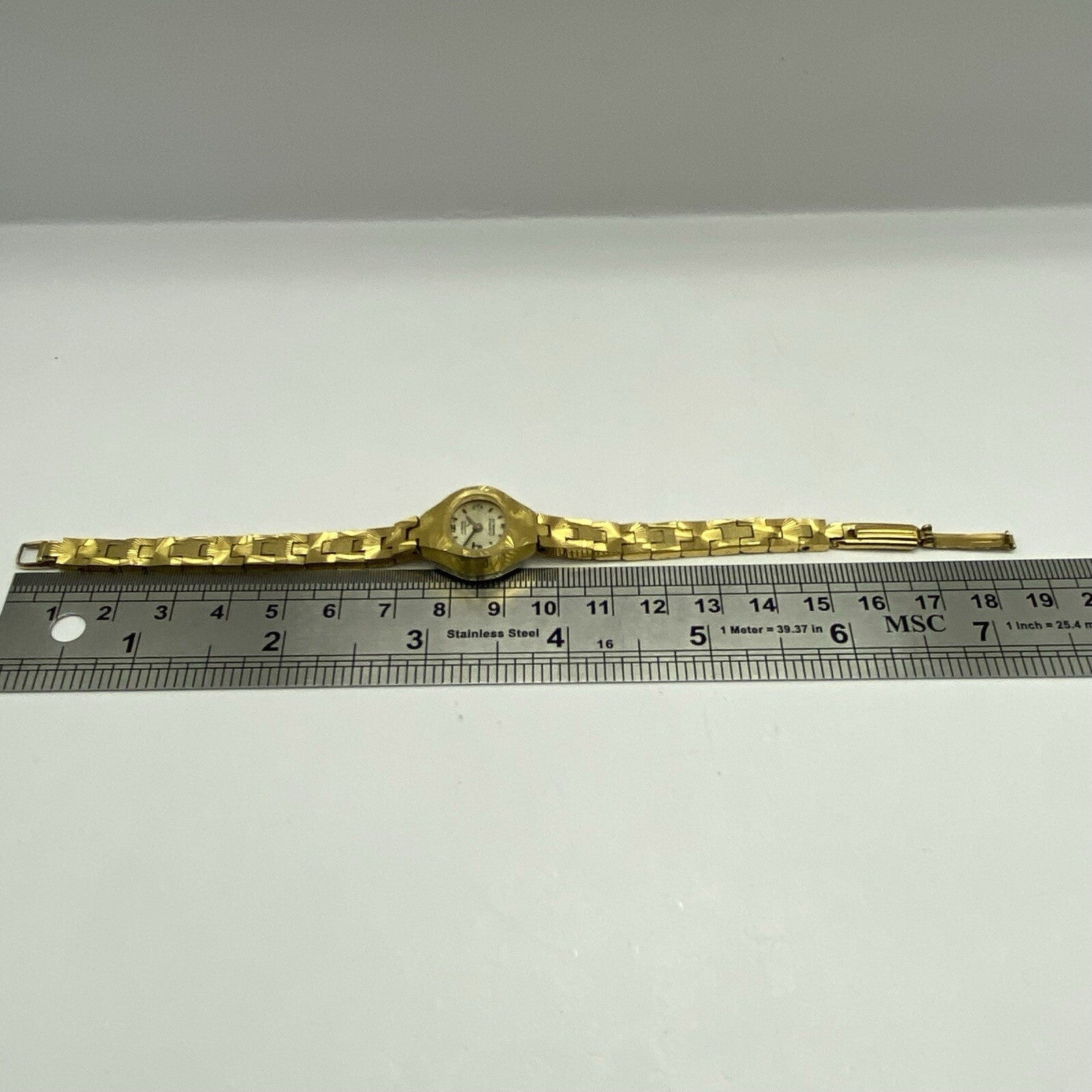 17mm Ladies J W Benson London FHF ST 69-21 Watch 6.7 Inches FOR PARTS TO RESTORE