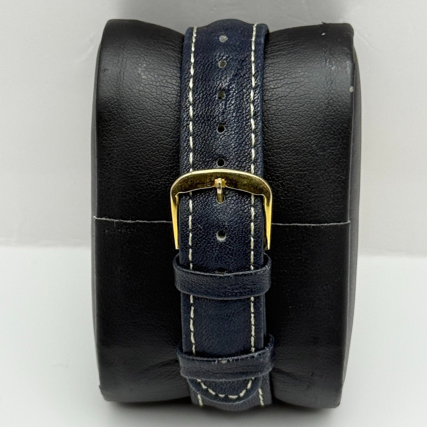 Fossil Collection Quartz Watch Black Leather Strap 34mm PARTS REPAIR