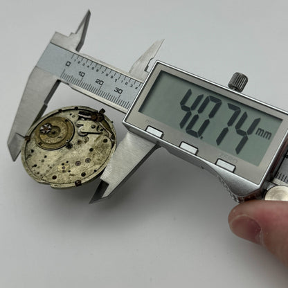 40mm Unidentified Antique Pocket Watch Movement PARTS REPAIR SPARES