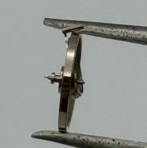 AS 1977 Balance Wheel Complete And Spring 5 1/2'''  1740 M Watch Movement Parts