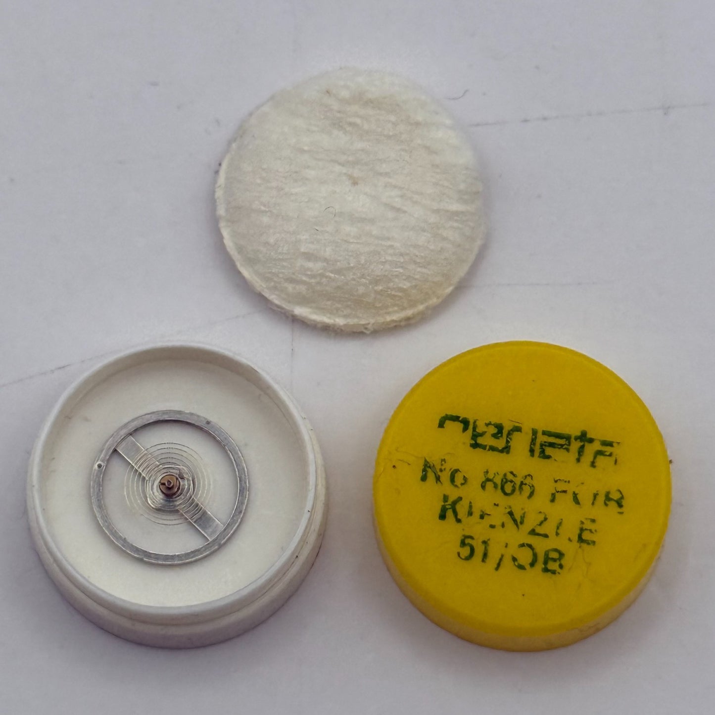 Kienzle 91/OB Balance Complete Renata 866 Watch Movement Parts Vintage NOS