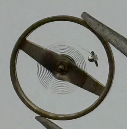 ST 69 Balance Wheel Complete And Spring 6¾-8''' 1155 M Watch Movement Parts NOS