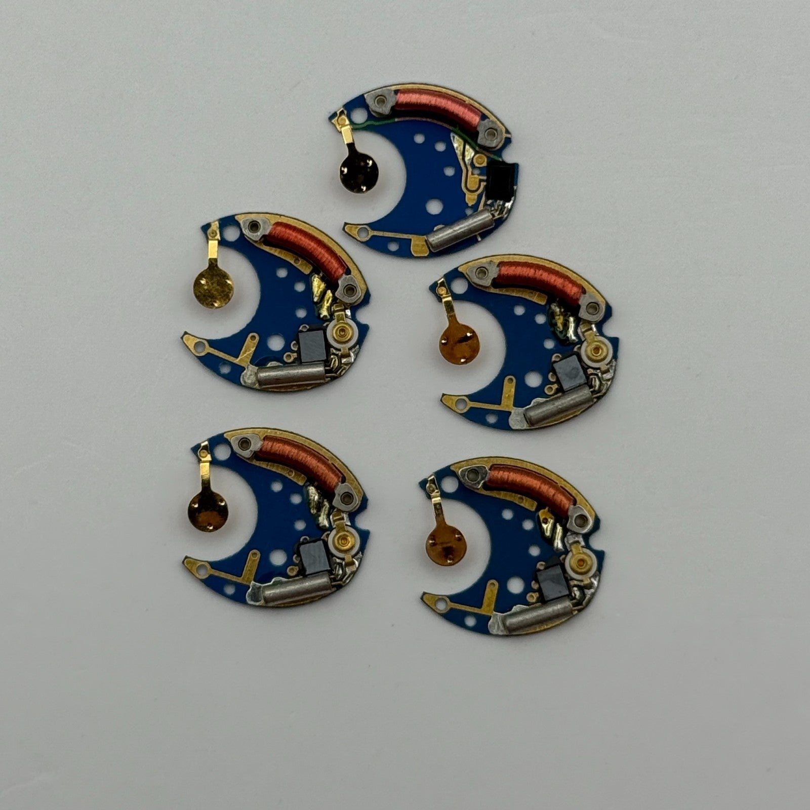 ETA ESA 978.002 x 5 Quartz Watch Movement Incomplete Swiss Ladies Vintage Parts