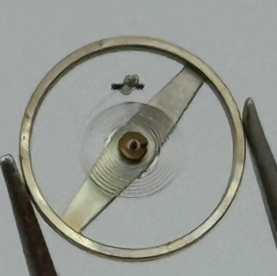 FEF 370 371 Balance Wheel Complete And Spring  176 Watch Movement Parts NOS