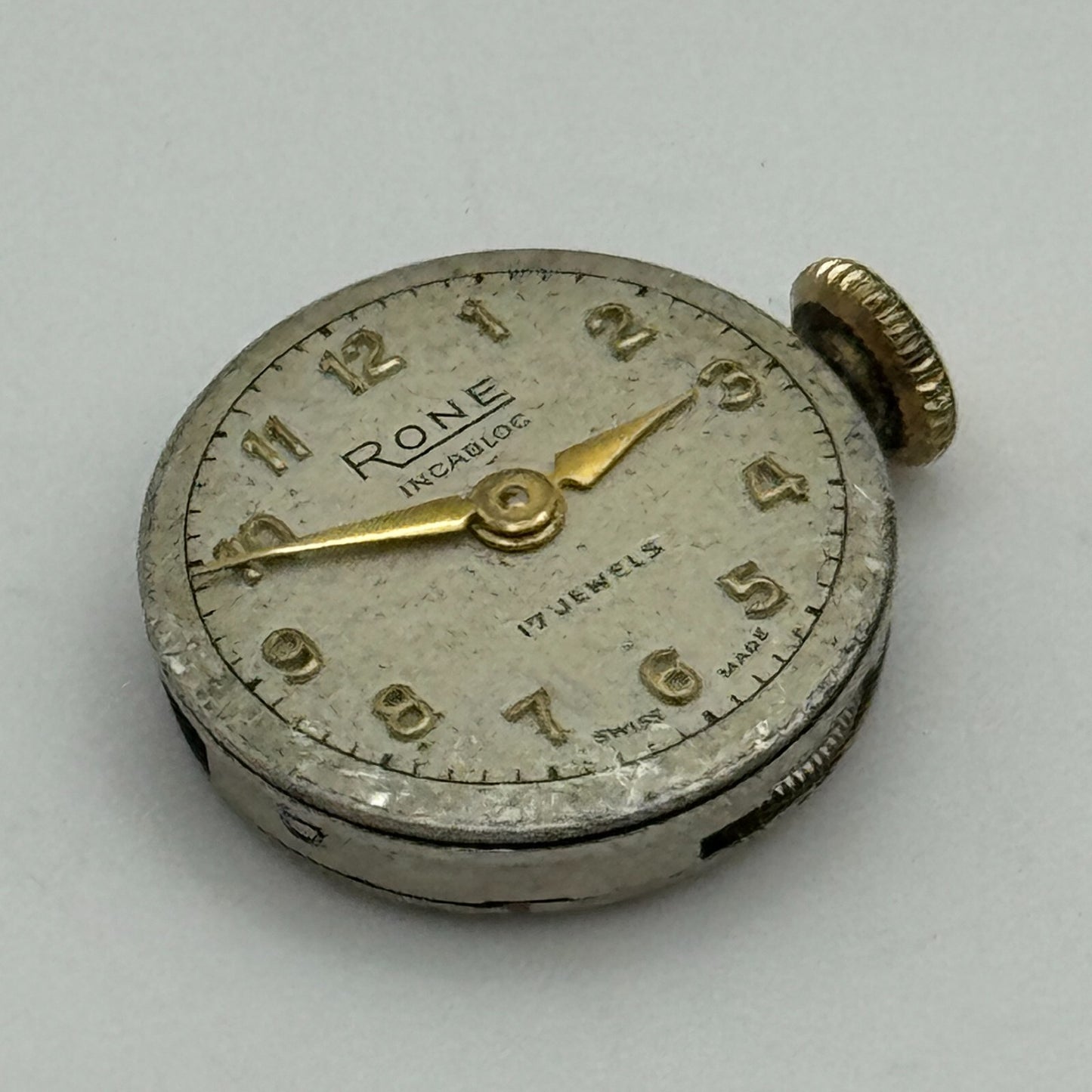 15.5mm Ladies Rone 675 ETA 2410 Manual Wind Watch Movement Swiss Vintage PARTS