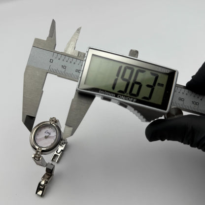 Limit Ladies Quartz Watch Pink MOP Dial Silver Tone Bracelet Working 19mm