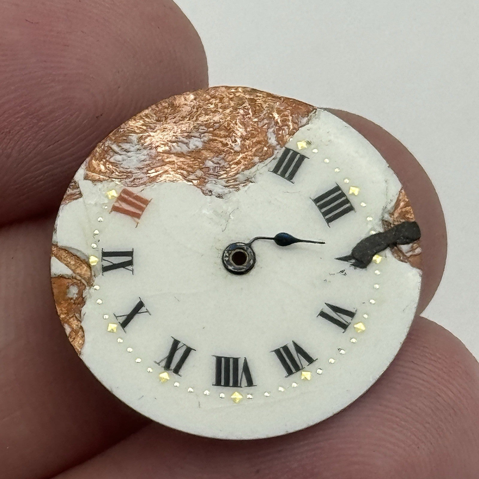 25.7mm Early ROLEX Rebberg Depose 15 Jewels Antique Watch Movement PARTS SPARES