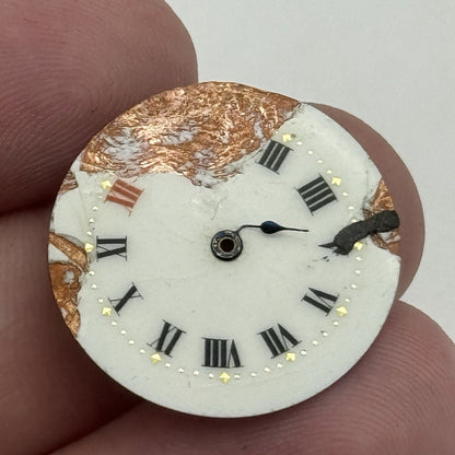 25.7mm Early ROLEX Rebberg Depose 15 Jewels Antique Watch Movement PARTS SPARES