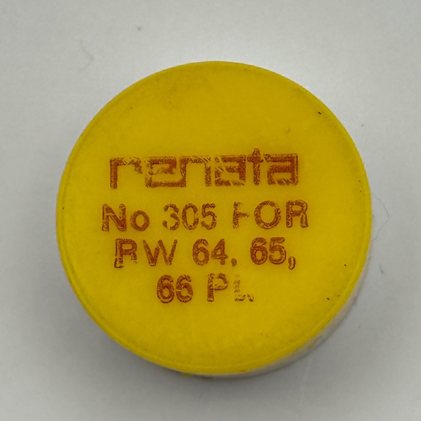 RW 64, 65, 66 Balance Wheel Complete And Spring PL 305 Watch Movement Parts NOS