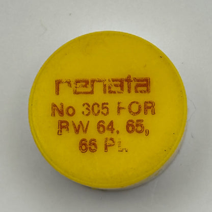 RW 64, 65, 66 Balance Wheel Complete And Spring PL 305 Watch Movement Parts NOS